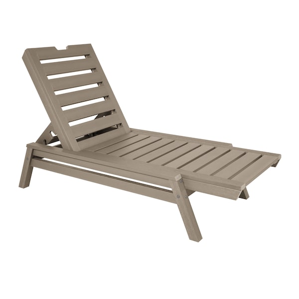 Highwood Usa Crestone Chaise Lounge Outdoor Furniture for Pool, Patio CM-LNGSQ62-WBR - main